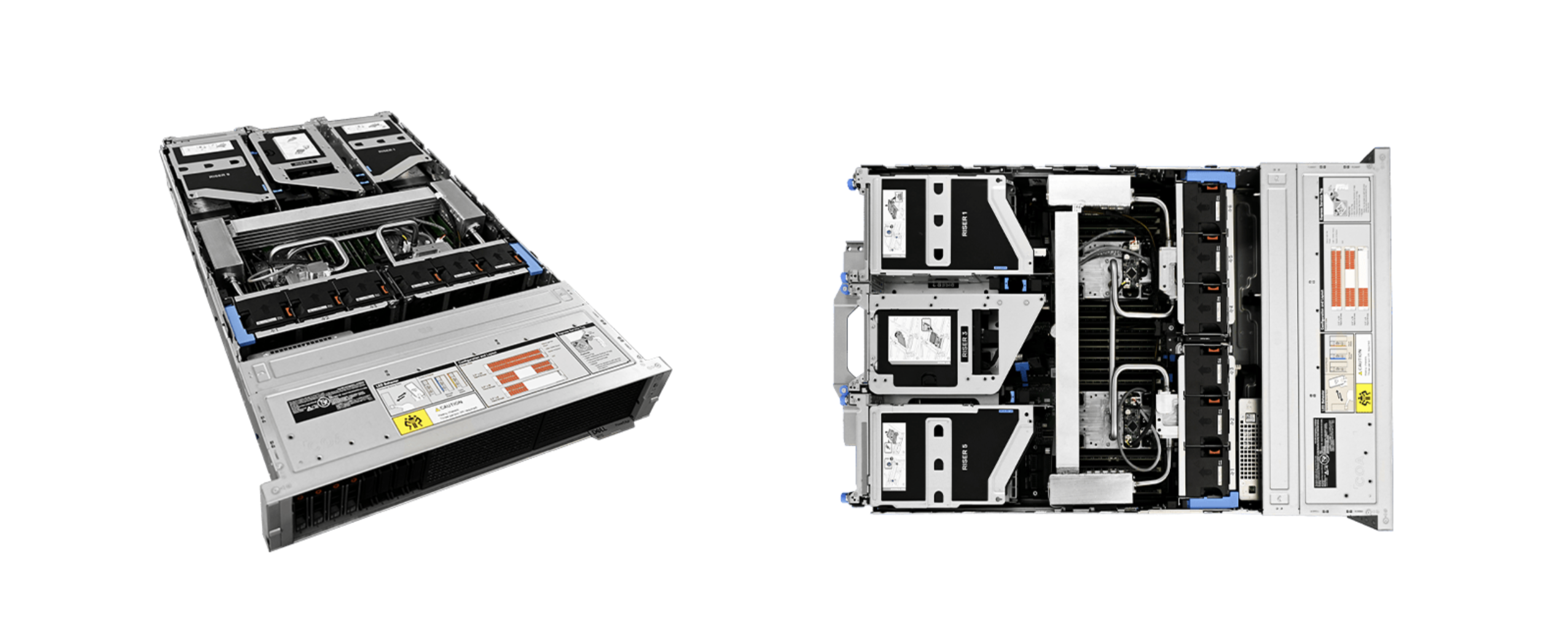 Diagram of JetCool's SmartPlate System integrated into a server.
