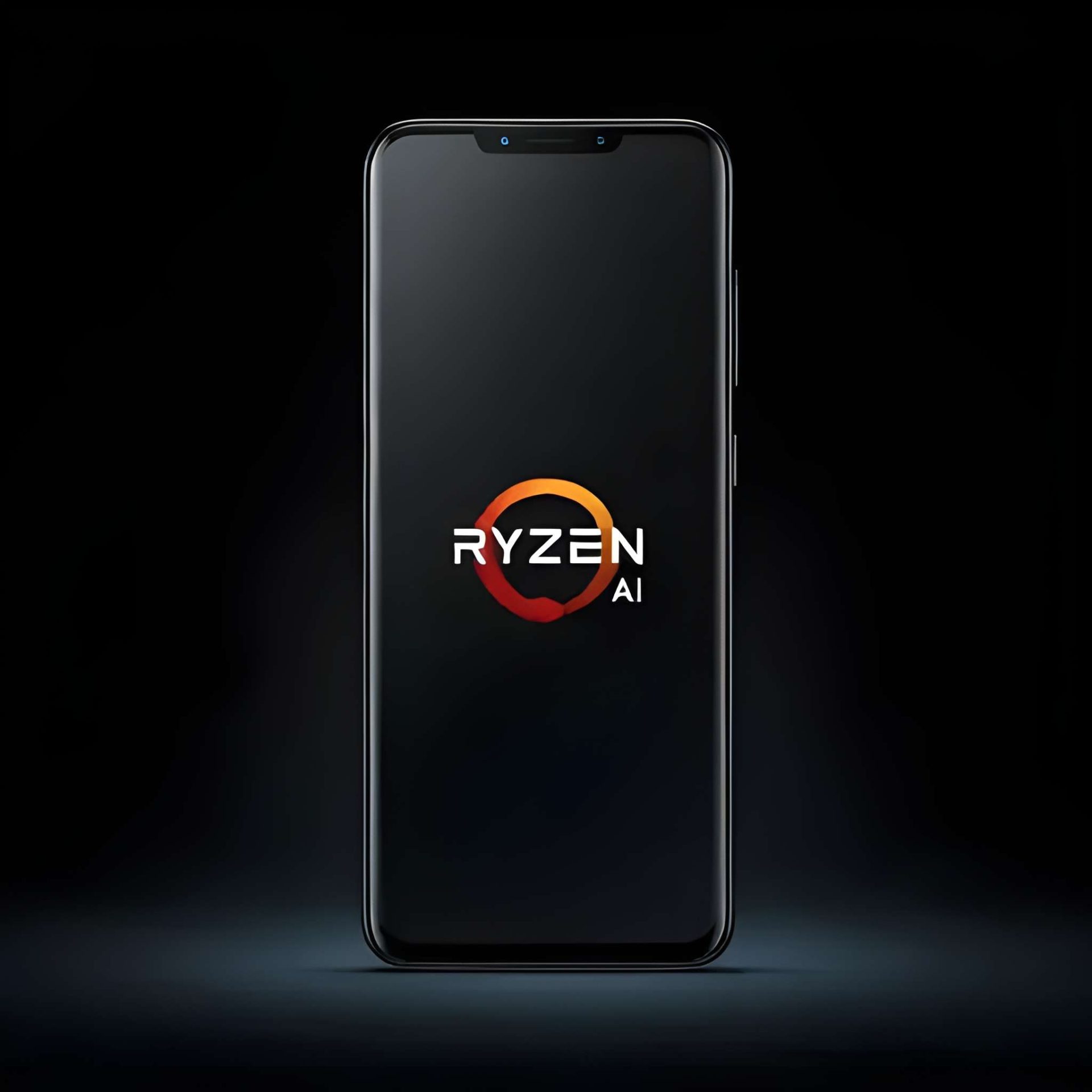A close-up of an AMD Ryzen CPU chip, highlighting its complex circuitry.