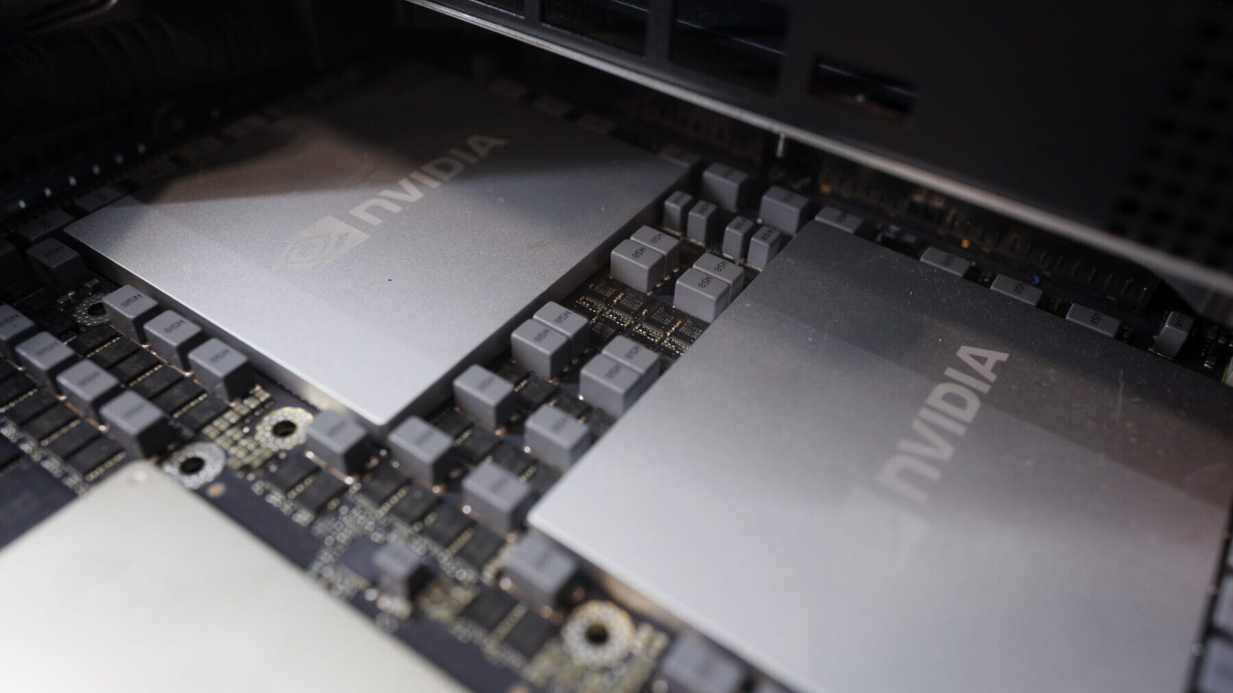 NVIDIA GPU sliced into MIG instances powering mixed ASR, TTS, and LLM workloads in Kubernetes