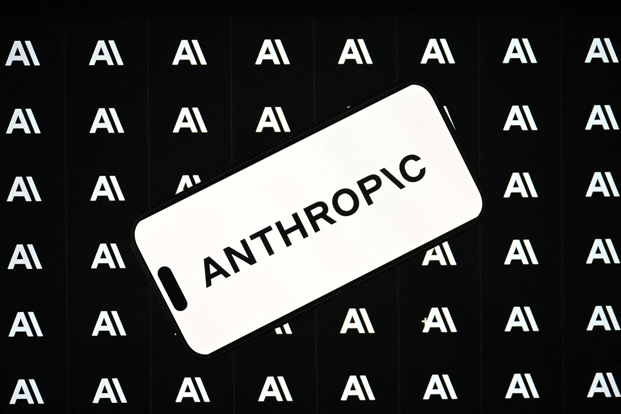 A stylized image of interconnected computer chips with glowing data streams, representing advanced AI hardware.