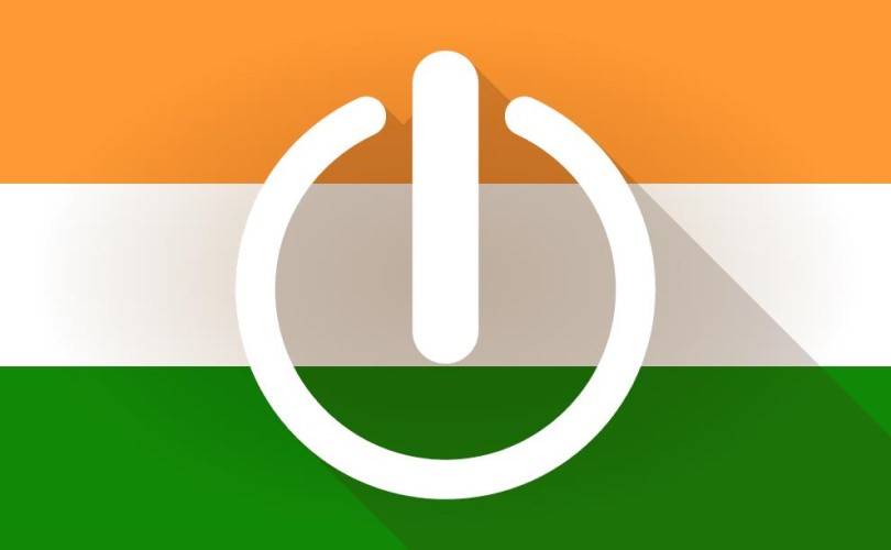 Rudra supercomputer server racks with liquid cooling in an Indian data center