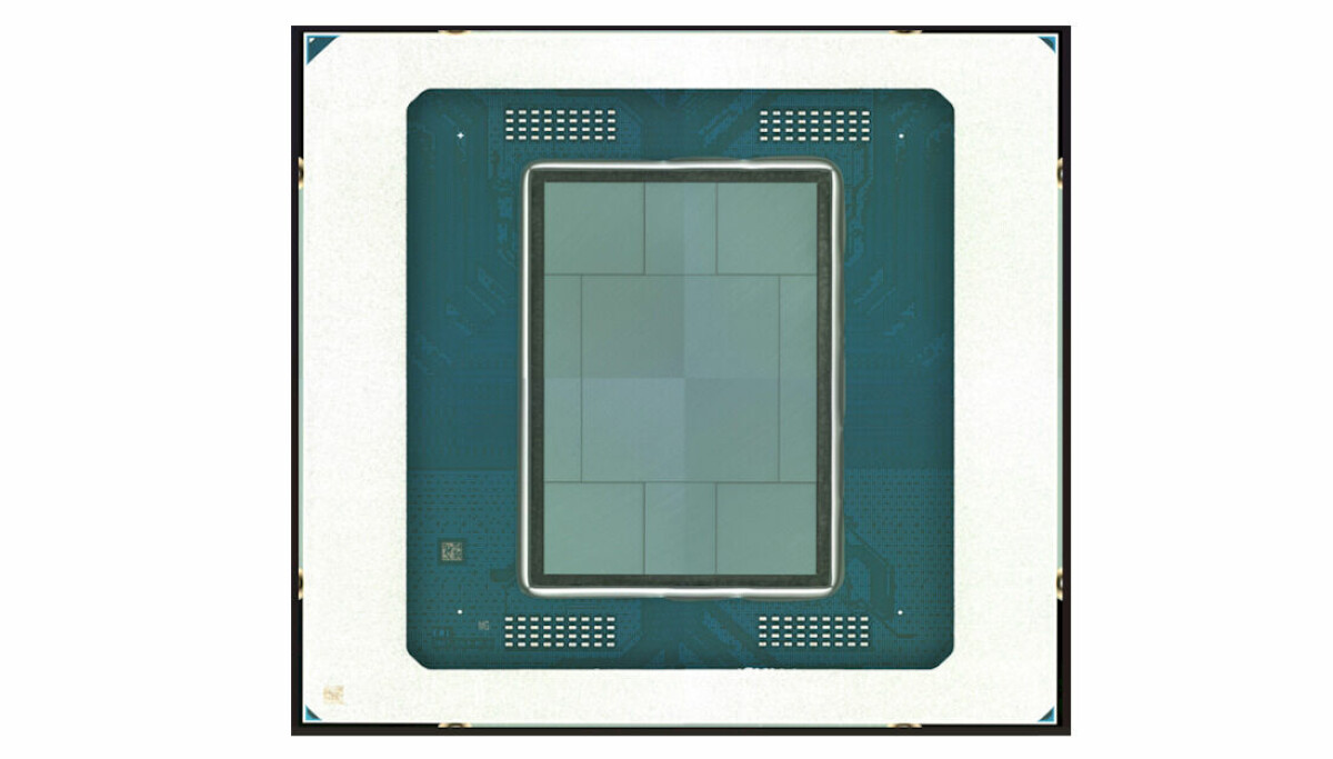 Diagram illustrating Broadcom's 3.5D XDSiP chiplet stacking technology with multiple layers of compute and memory.