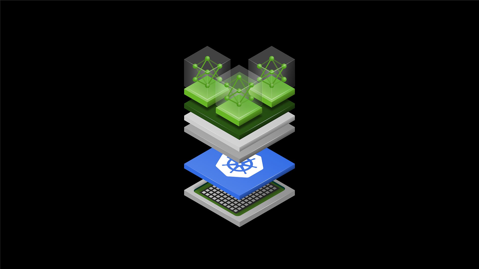 NVIDIA GPU integrated with Kubernetes logo at KubeCon Europe