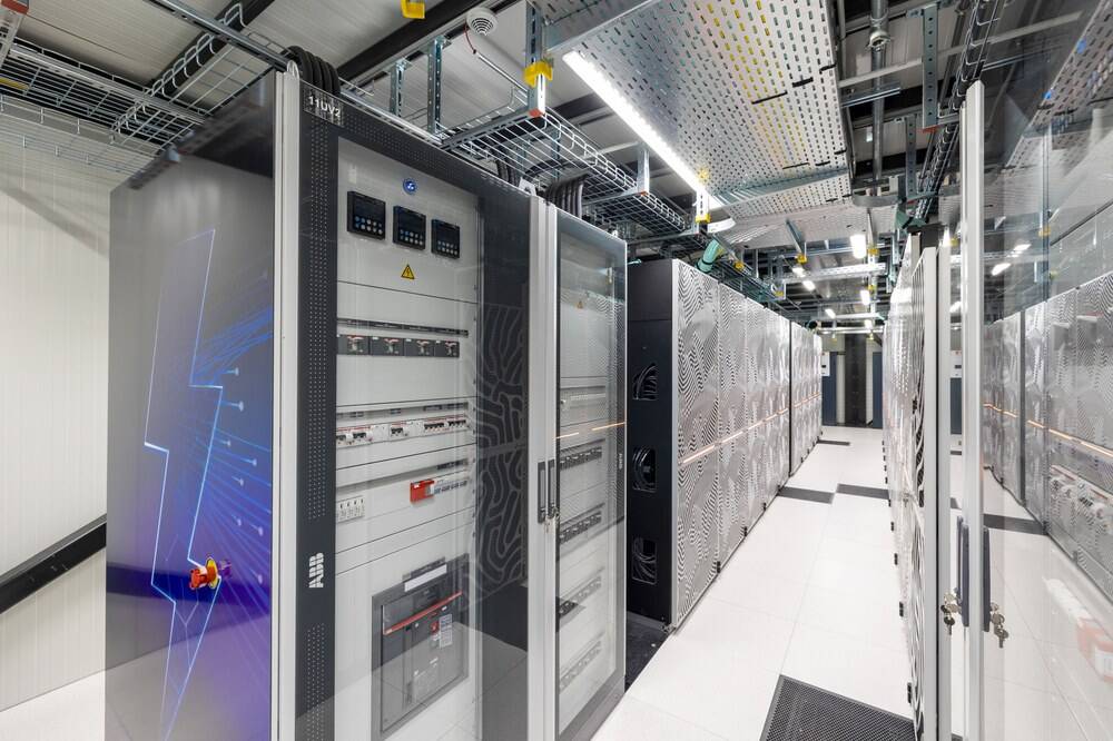 Jupiter supercomputer Booster module with Nvidia GH200 superchips at Jülich Supercomputing Centre