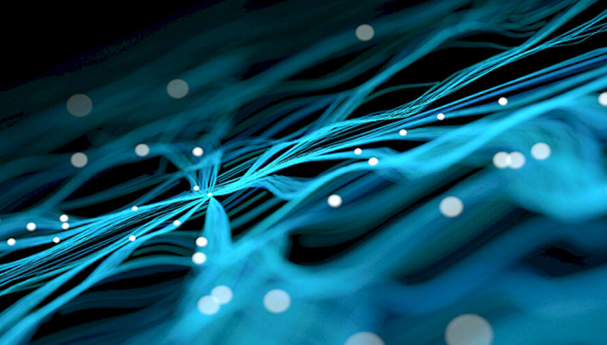 Nvidia and Marvell shaking hands over NVLink cables in a glowing data center rack