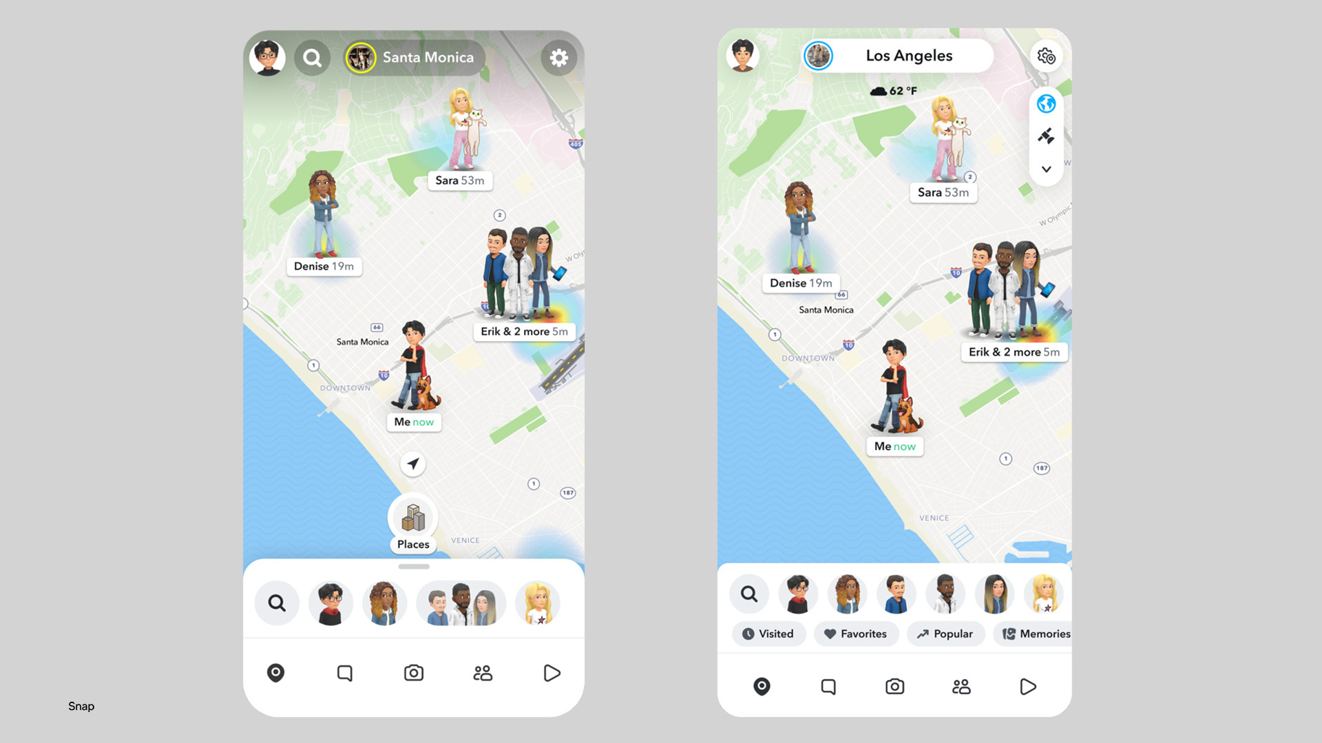 Snapchat A/B test visualization of its Maps feature on accelerated data processing pipeline