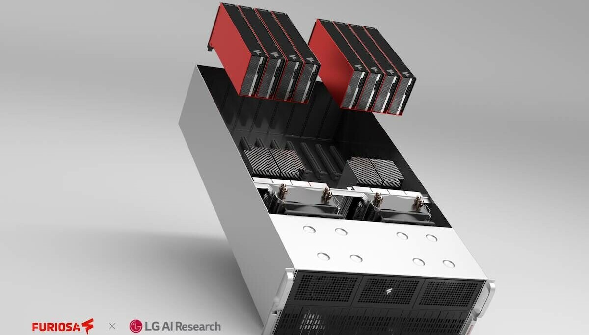 A diagram illustrating Broadcom's advanced packaging and networking technology integrated with AI chips.